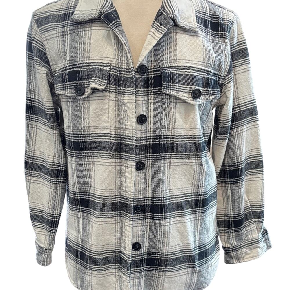 Sanctuary Black and White Striped Shirt